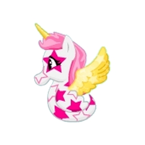 Pink Star Unicorn Seapony